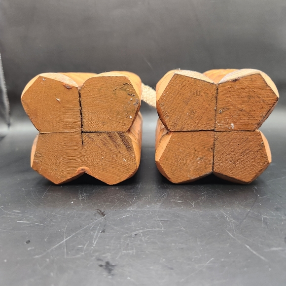 Wooden Farmhouse Primitive Pumpkins, Set of 2 - Picture 6 of 6